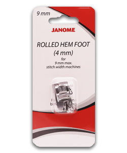 Janome - Rolled Hem Foot (4mm) 9mm #202081007