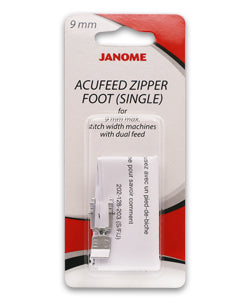 Janome - Acufeed Zipper Foot (Single) #202128007