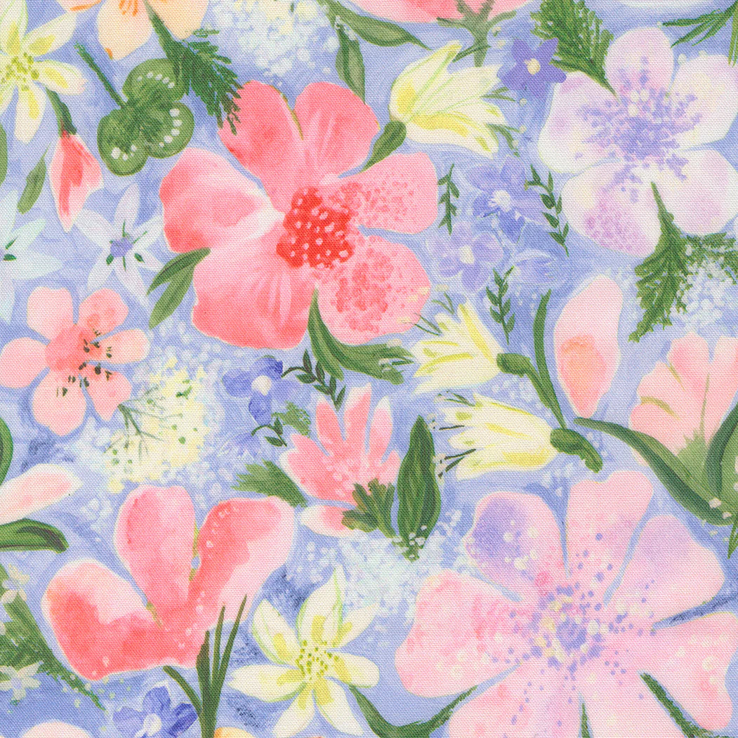 Moda Fabrics - Sweet Cecily, Hyacinth 24640 14 || SOLD BY THE HALF YARD