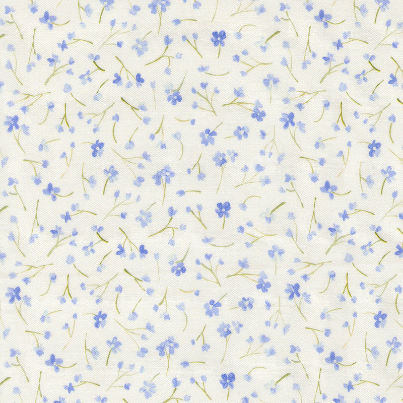 Moda Fabrics - Sweet Cecily, Hyacinth 24644 11 || SOLD BY THE HALF YARD