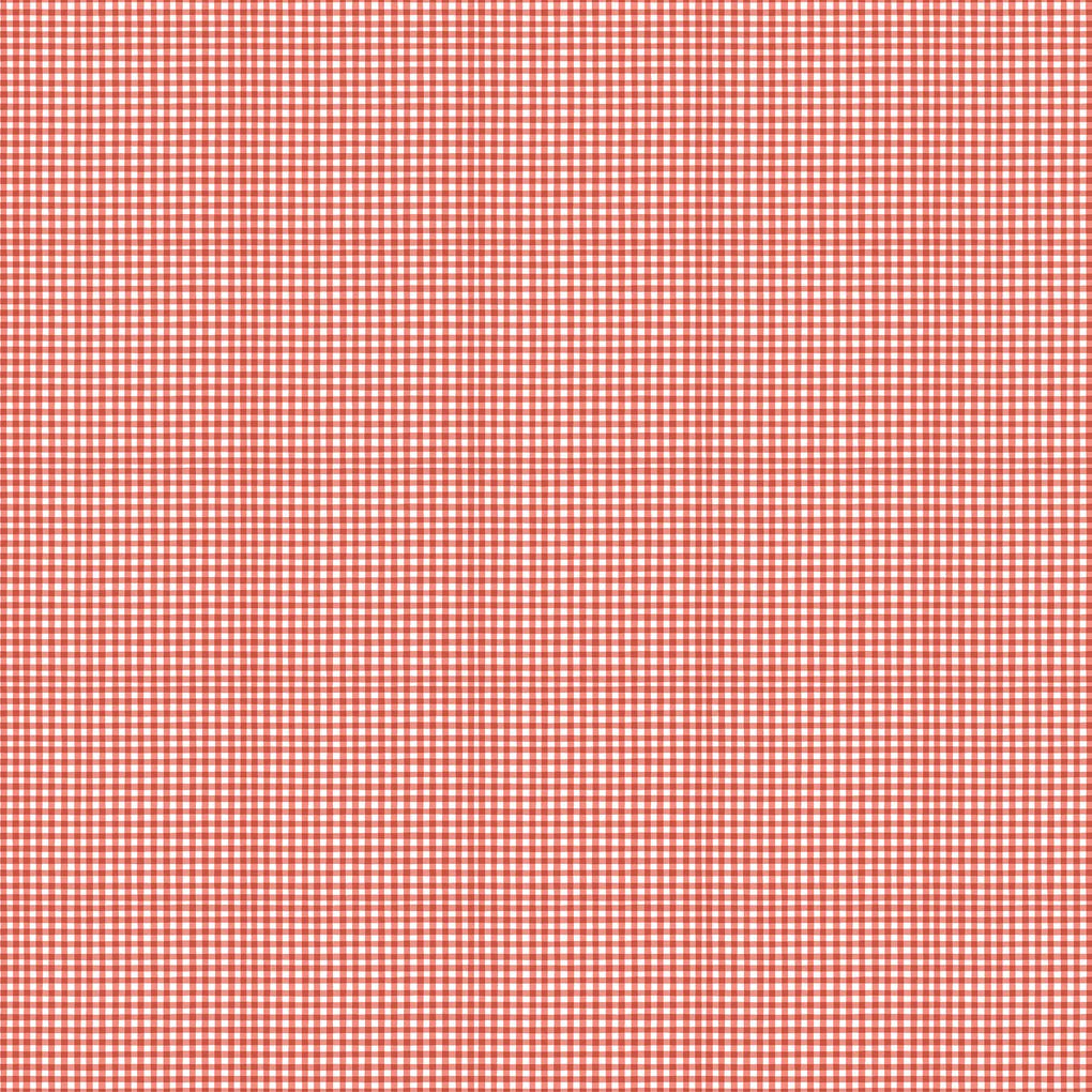 Northcott Fabrics - Quack Quack Moo, Gingham, Red/White || SOLD BY THE HALF YARD