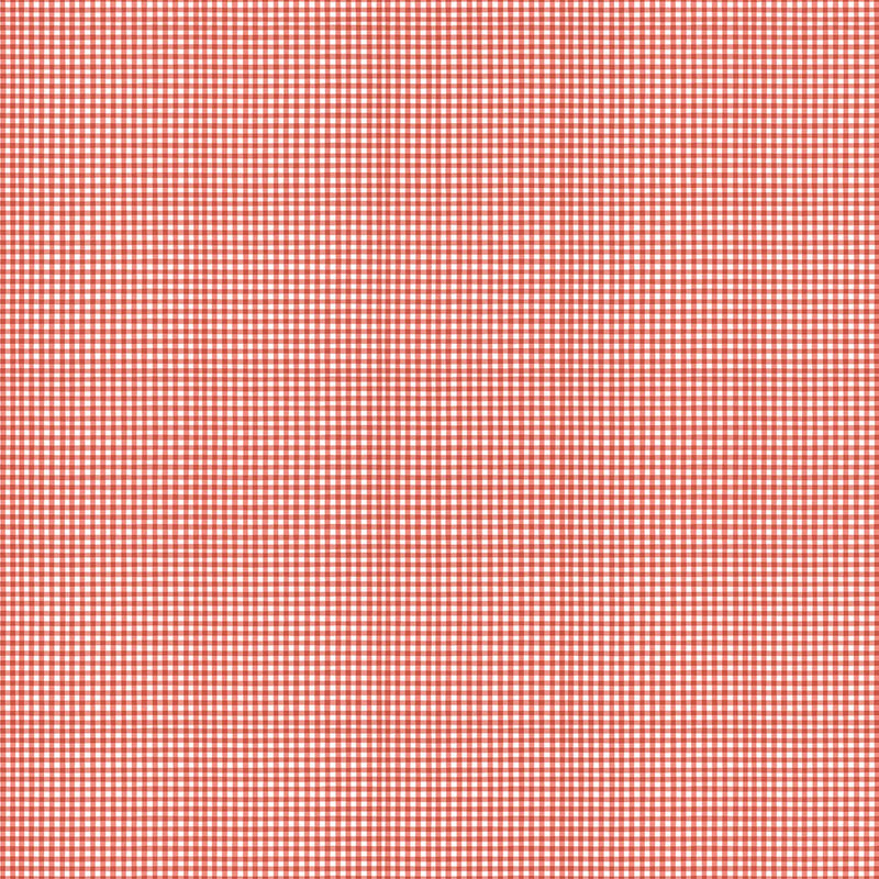 Northcott Fabrics - Quack Quack Moo, Gingham, Red/White || SOLD BY THE HALF YARD