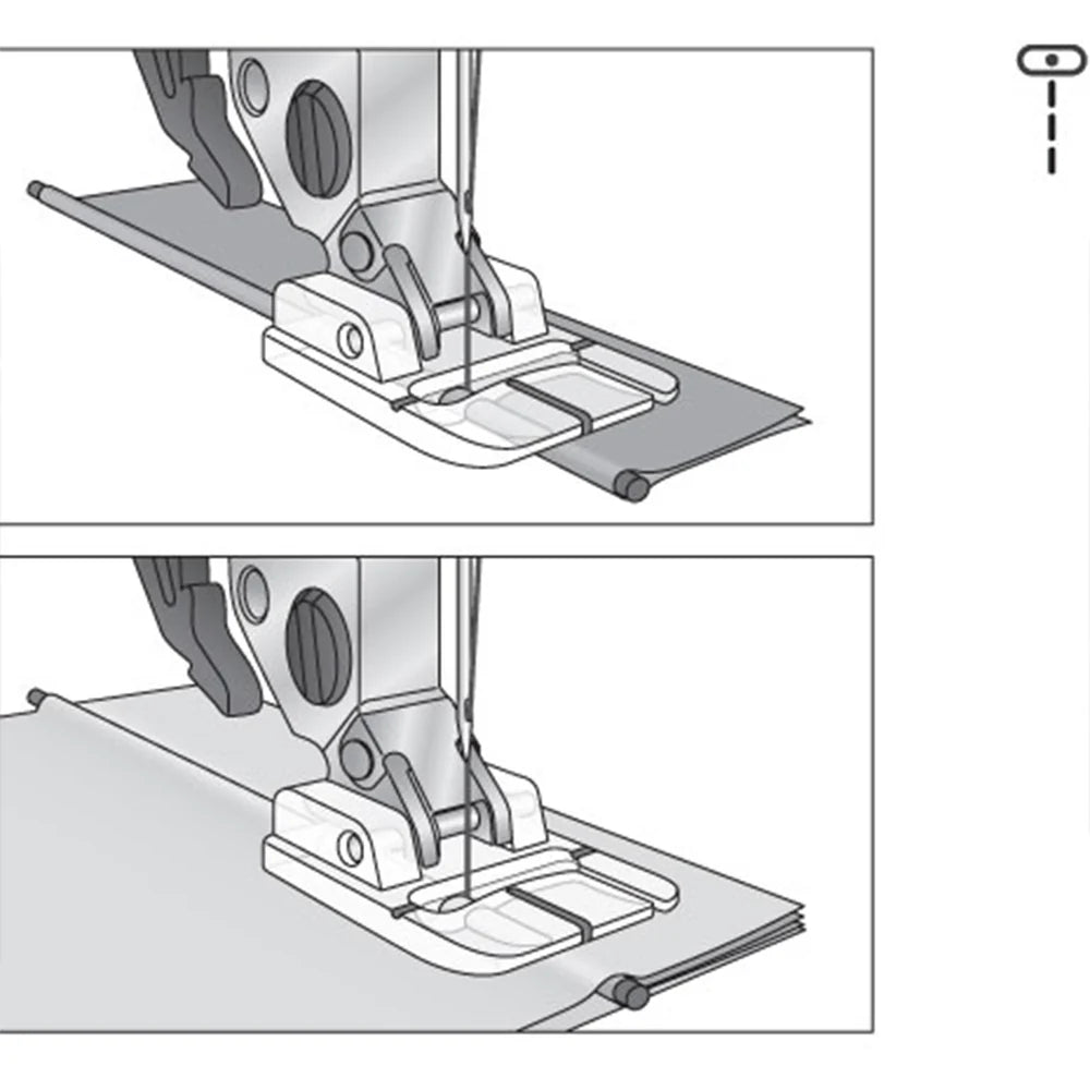 PFAFF - Narrow Piping Foot #820918096