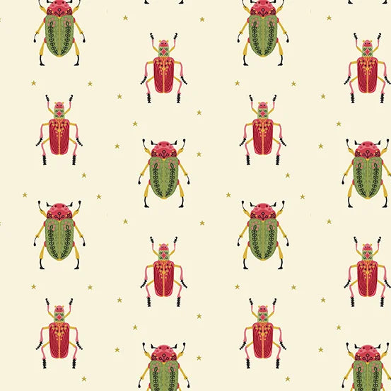 Andover Fabrics - Bird Humbug, Daylight || SOLD BY THE HALF YARD