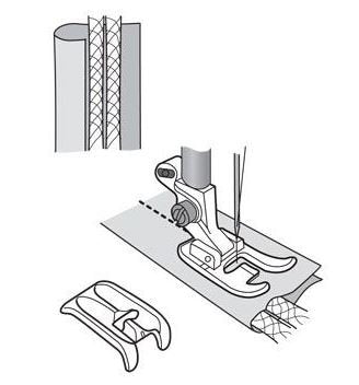 Husqvarna Viking Double Welt Cord Foot #412627145
