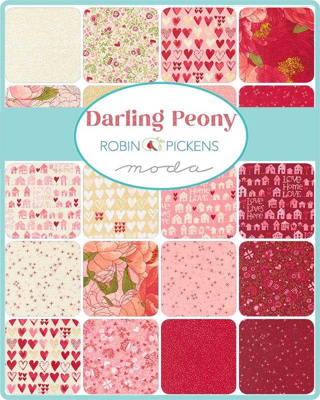 Moda Fabrics - Darling Peony, Jelly Roll 2.5" Strips