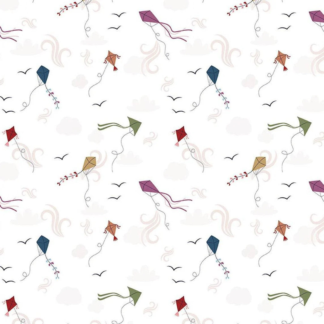 Riley Blake Designs - A Spoonful of Sugar, Let's Go Fly a Kite, Cloud || SOLD BY THE HALF YARD