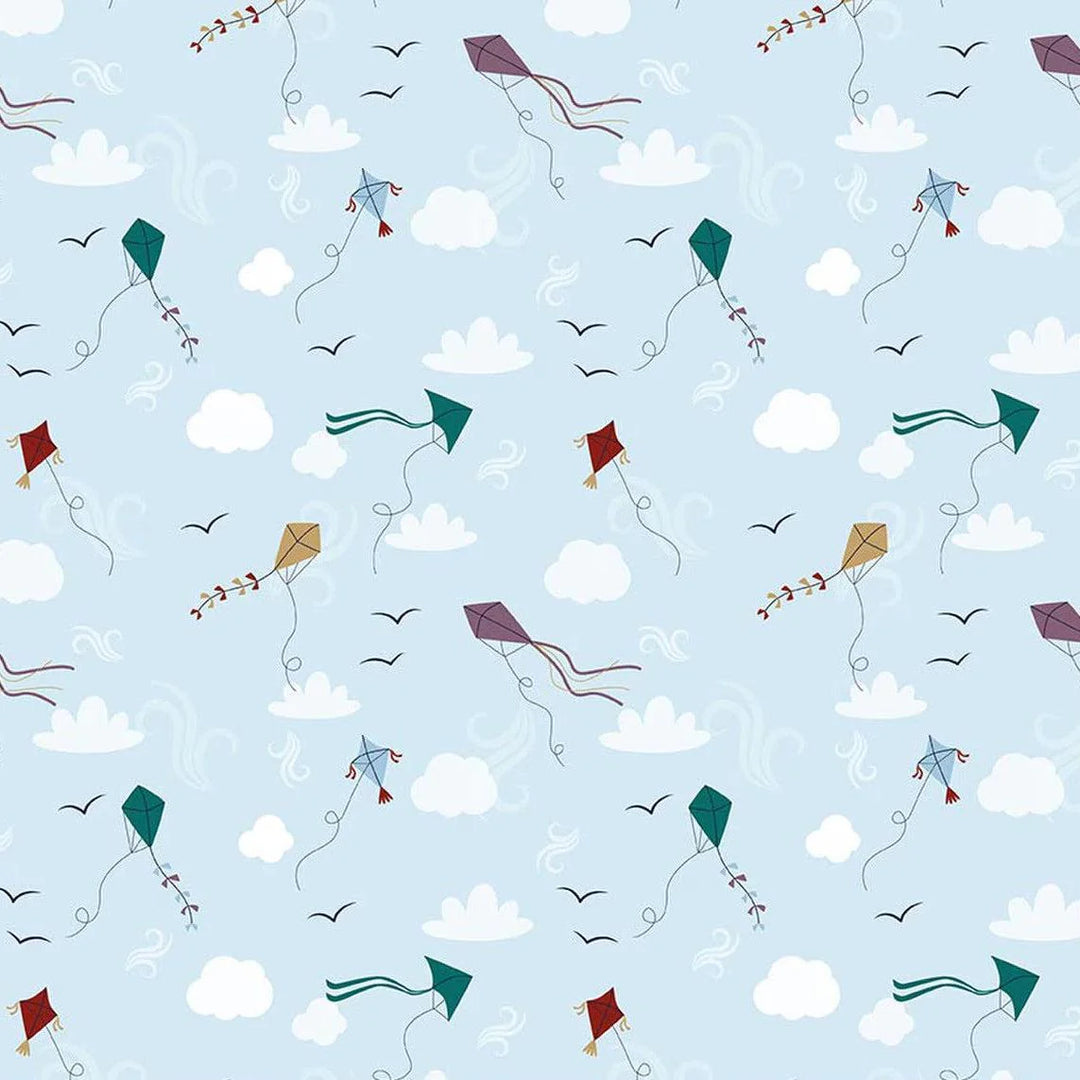 Riley Blake Designs - A Spoonful of Sugar, Let's Go Fly a Kite, Sky || SOLD BY THE HALF YARD