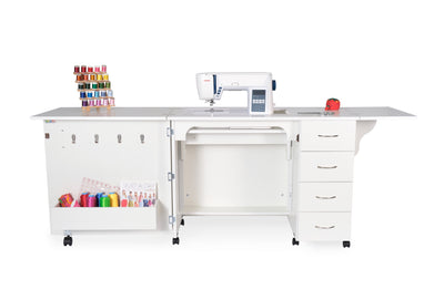 Model 8090 Combo Sewing/Embroidery Cabinet – Aurora Sewing Center
