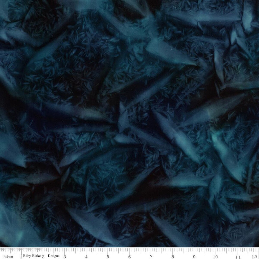 Riley Blake Designs - Expressions Batiks, Express Yourself! Jasmine, Moody Blues || SOLD BY THE HALF YARD