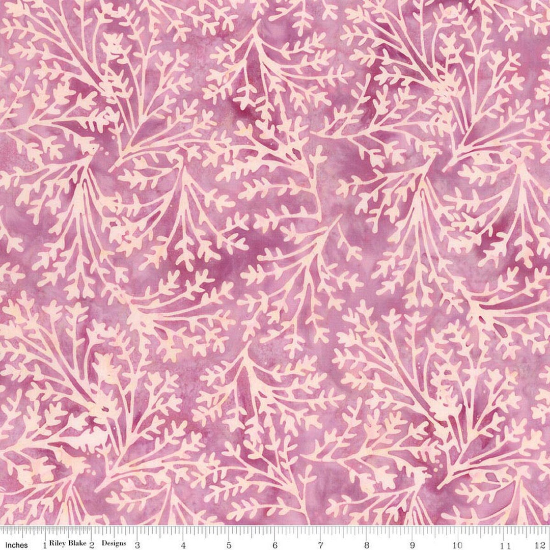 Riley Blake Designs - Expressions Batik, Wildflowers, Wistful Mauve || SOLD BY THE HALF YARD