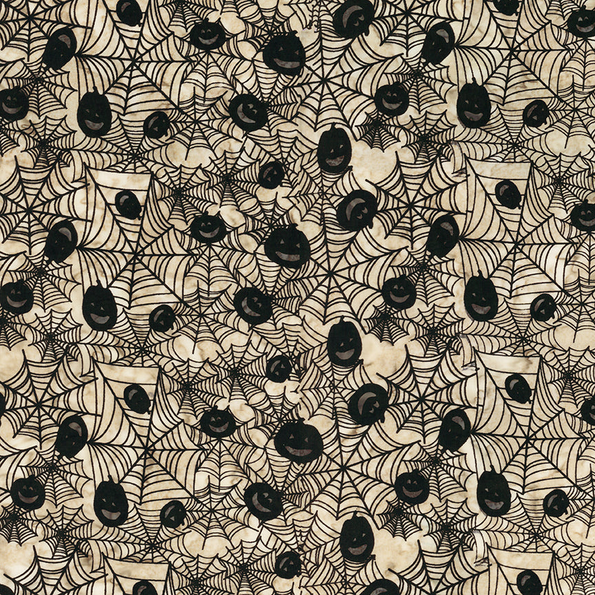Riley Blake Designs Batiks - Whispering Hallows, Oatmeal || SOLD BY THE HALF YARD