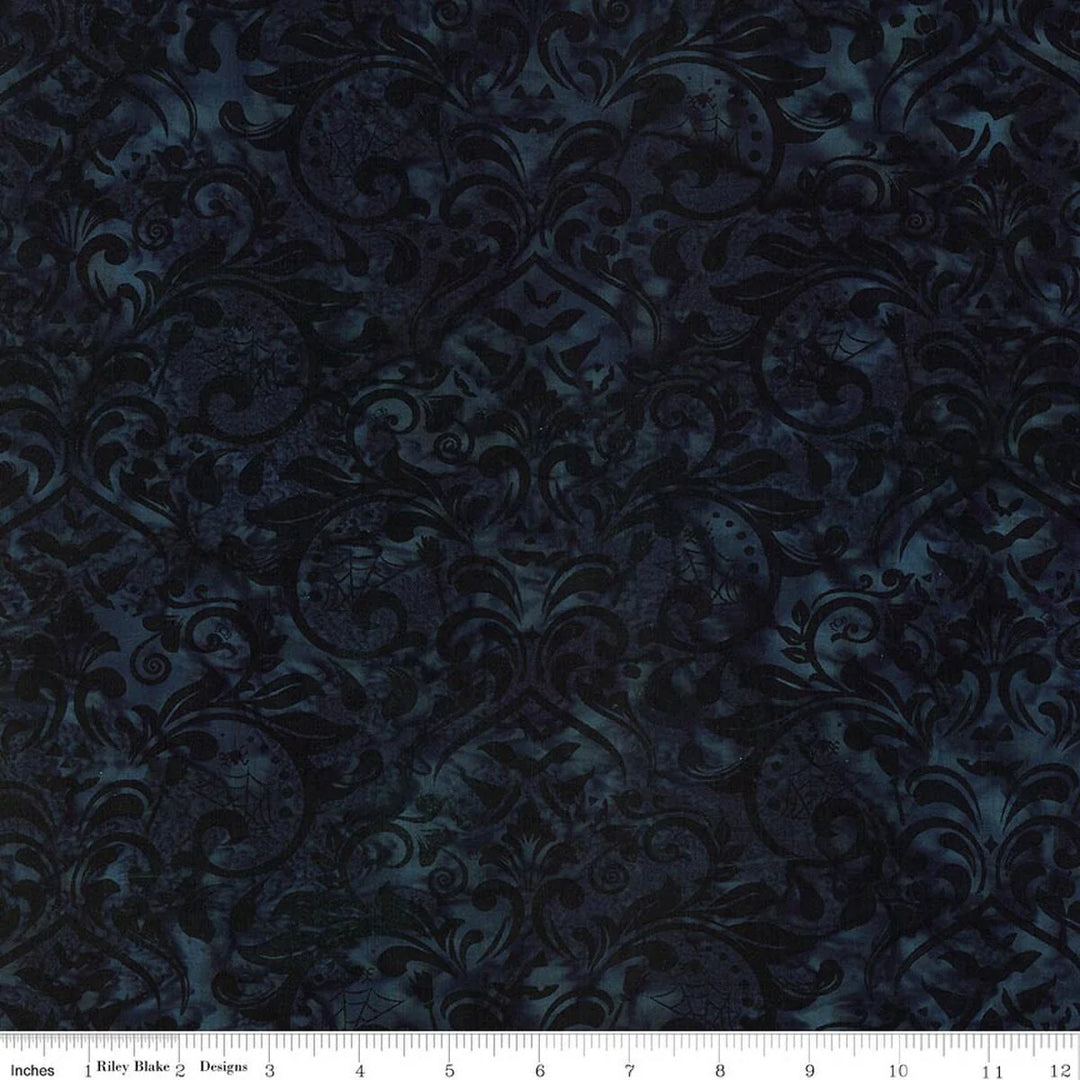 Riley Blake Designs - Whispering Hallows, Raven || SOLD BY THE HALF YARD