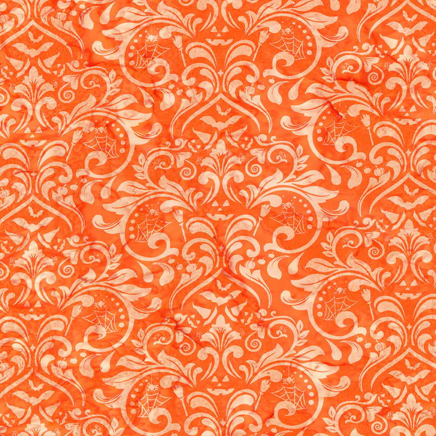 Riley Blake Designs Batiks - Whispering Hallows, Melon Swirl || SOLD BY THE HALF YARD