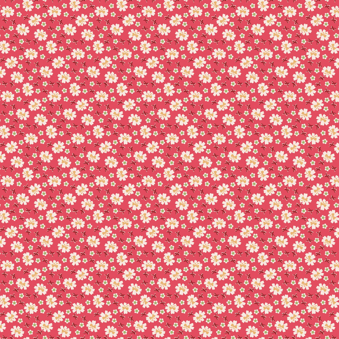 Riley Blake Designs - Farmer's Daughter, Bows Tea Rose || SOLD BY THE HALF YARD