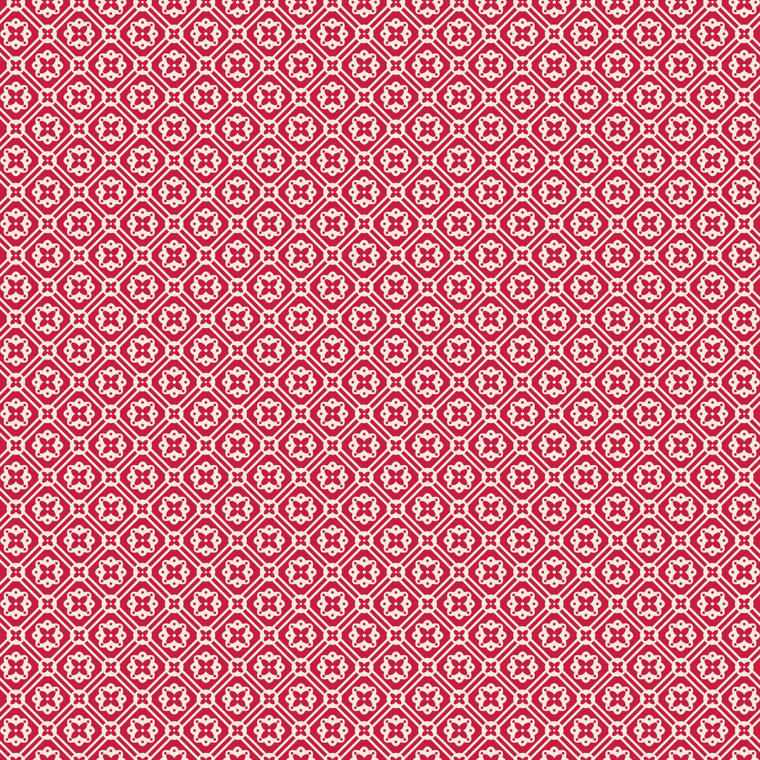 Riley Blake Designs - Farmer's Daughter, Doily Jazzberry || SOLD BY THE HALF YARD