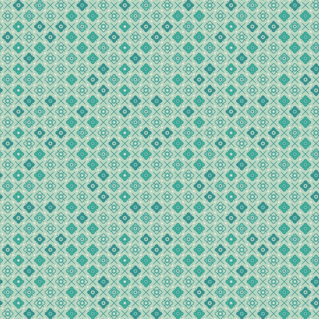 Riley Blake Designs - Farmer's Daughter, Flower Patch Sage || SOLD BY THE HALF YARD