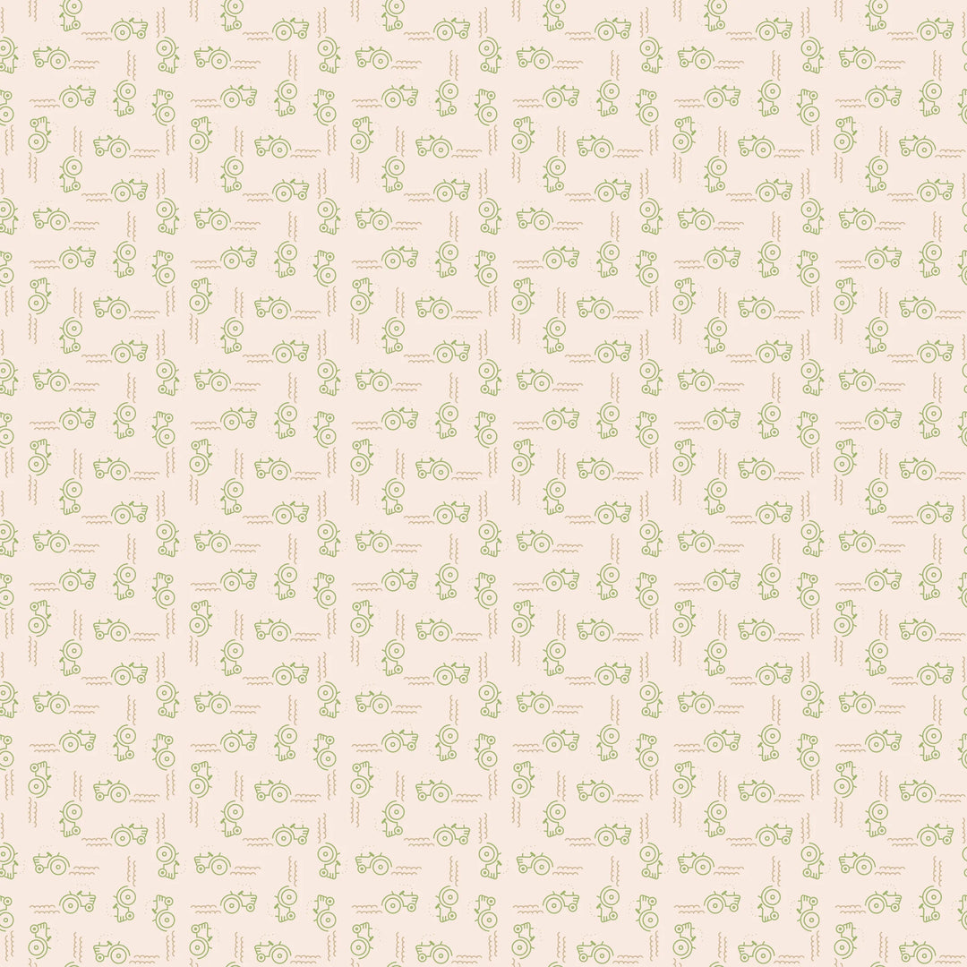 Riley Blake Designs - Farmer's Daughter, Tractors Background Thyme || SOLD BY THE HALF YARD