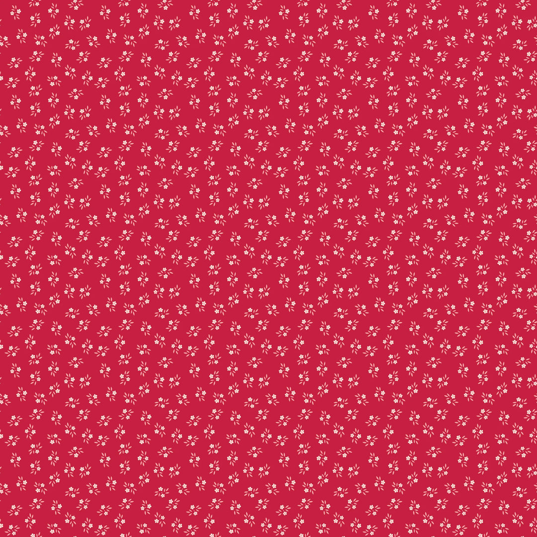 Riley Blake Designs - Berry and Sage, Corsage, Jazzberry || SOLD BY THE HALF YARD