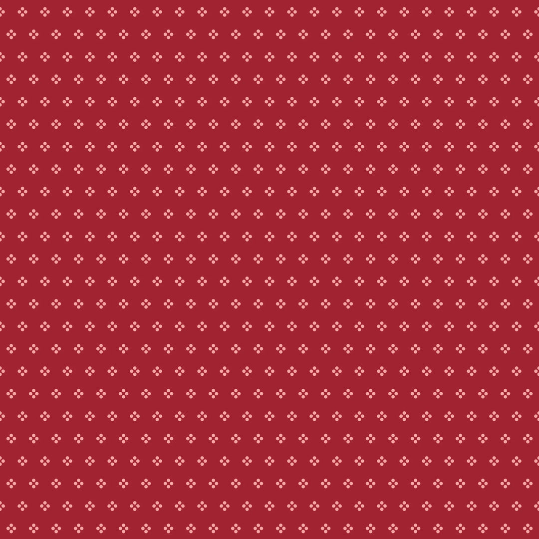Riley Blake Designs - Berry and Sage, Eyelet, Cherry Tart || SOLD BY THE HALF YARD
