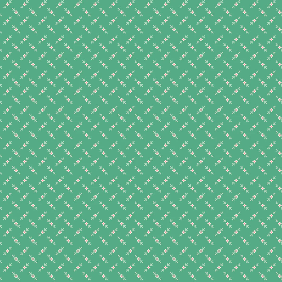 Riley Blake Designs - Berry and Sage, Flower Bud, Alpine || SOLD BY THE HALF YARD