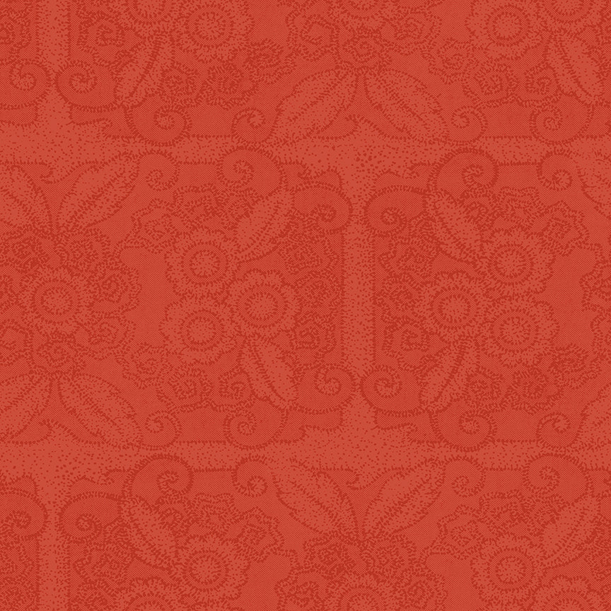 Riley Blake Designs - Gingerbread, Lacy Blender, Red || SOLD BY THE HALF YARD
