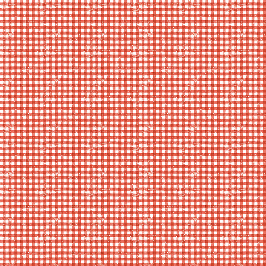 Riley Blake Designs - Gingerbread, Sugary Gingham, Red || SOLD BY THE HALF YARD