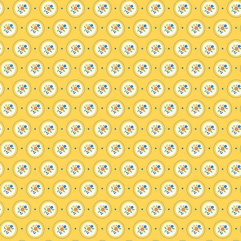 Riley Blake Designs - Summer's in Town, Daisies Yellow || SOLD BY THE HALF YARD