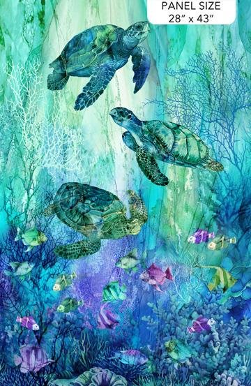 Northcott - Coral Reef Panel 35"x43"