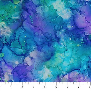 Northcott - Coral Reef, Mutli Texture, Turquoise || SOLD BY THE HALF YARD