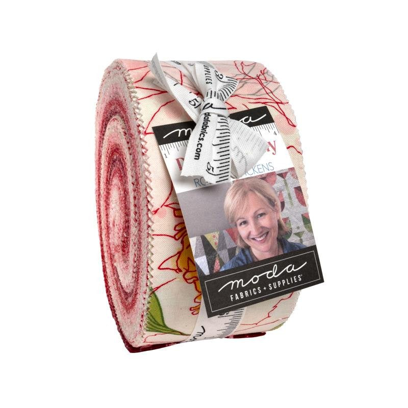 Moda Fabrics - Darling Peony, Jelly Roll 2.5" Strips