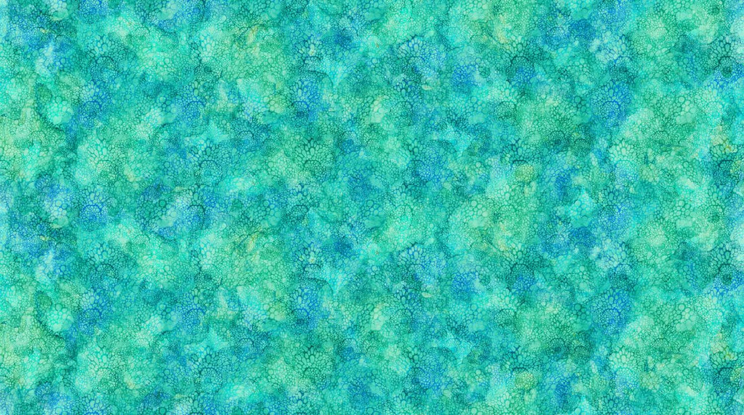 Northcott - Coral Reef, Bubbles, Turquoise || SOLD BY THE HALF YARD