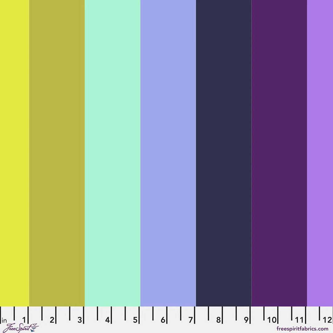 Free Spirit Fabrics - Floral Reef, Smooth Sailing, Deep Dive || SOLD BY THE HALF YARD