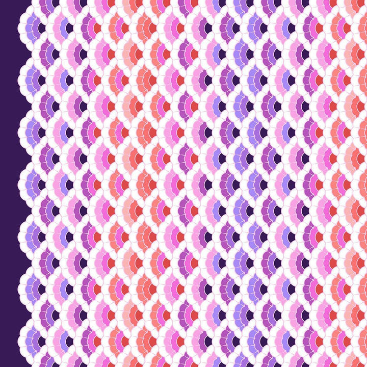 Free Spirit Fabrics - Floral Reef, Aquatic Lace, Ultraviolet || SOLD BY THE HALF YARD