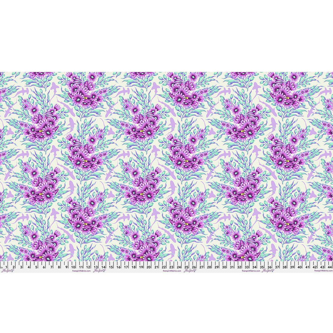 Free Spirit Fabrics - Floral Reef, Shadow Sharks, Ultraviolet || SOLD BY THE HALF YARD