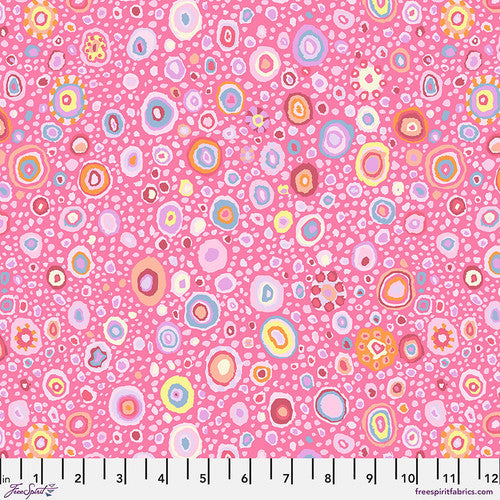 Free Spirit Fabrics - Kaffe Fassett Collective Classics, Ronam Glass, Pink || SOLD BY THE HALF YARD