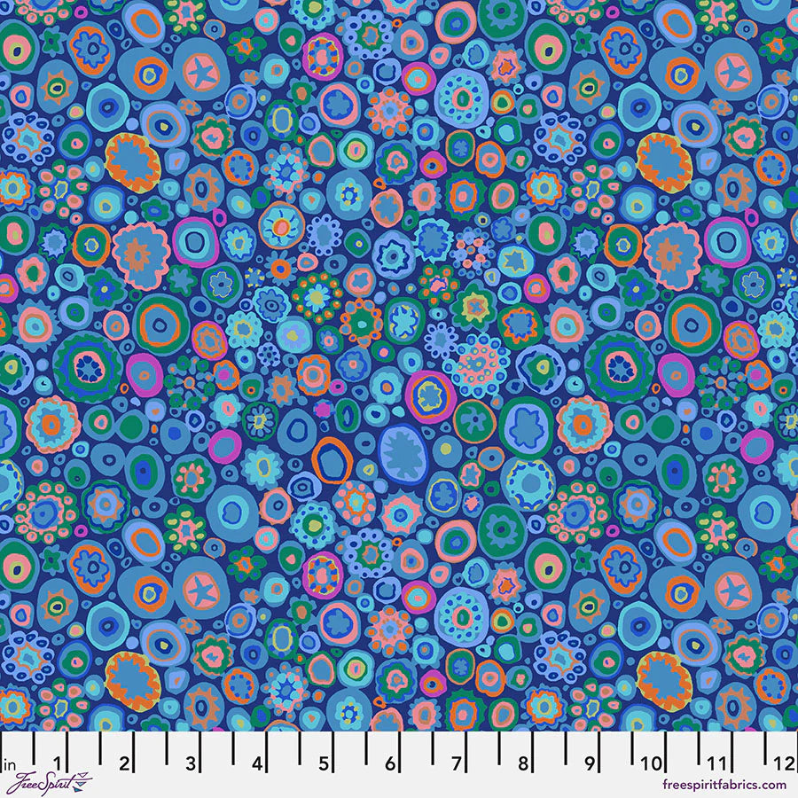 Free Spirit Fabrics - Kaffe Fassett Collective Classics, Paperweights, Teal || SOLD BY THE HALF YARD