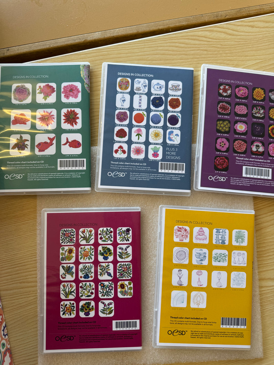 Bernina Kaffe Embroidery Bundle & Kaffe L Embroidery Module Case