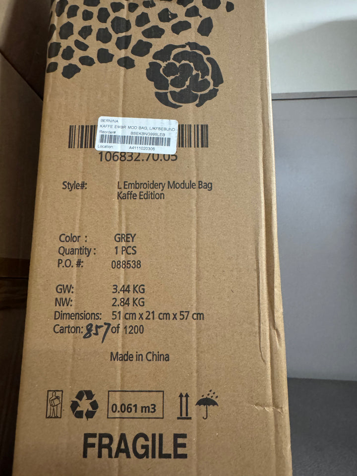 Bernina Kaffe Embroidery Bundle & Kaffe L Embroidery Module Case