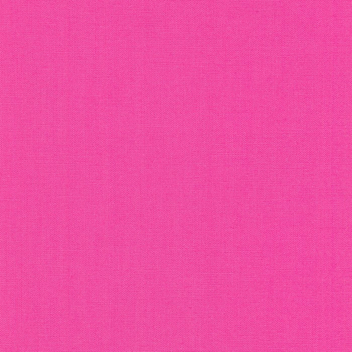 Robert Kaufman - Kona Solid, Bright Pink #1049|| SOLD BY THE HALF YARD