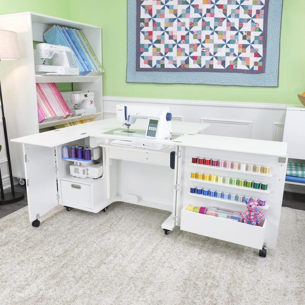 Wallaby Dual Rail Electric Sewing Cabinet