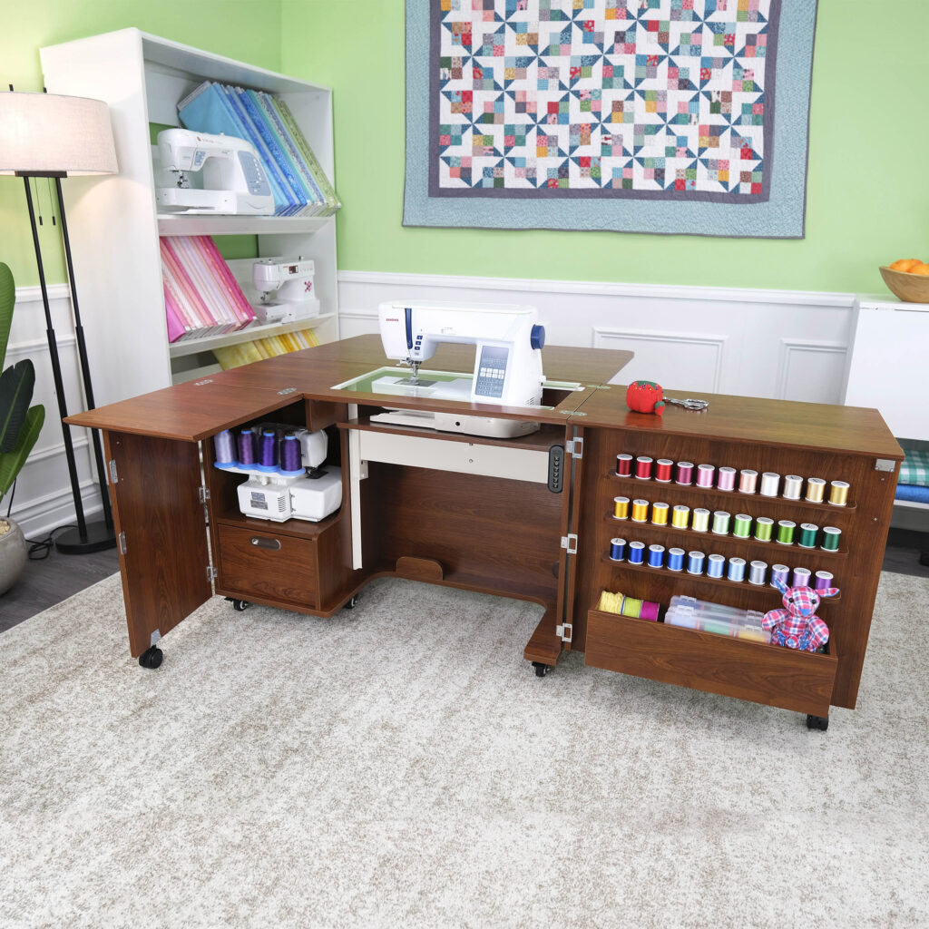 Wallaby Dual Rail Electric Sewing Cabinet