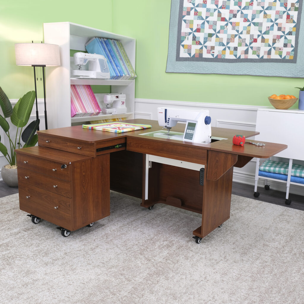 Kangaroo & Joey Dual Rail Electric Sewing Cabinet