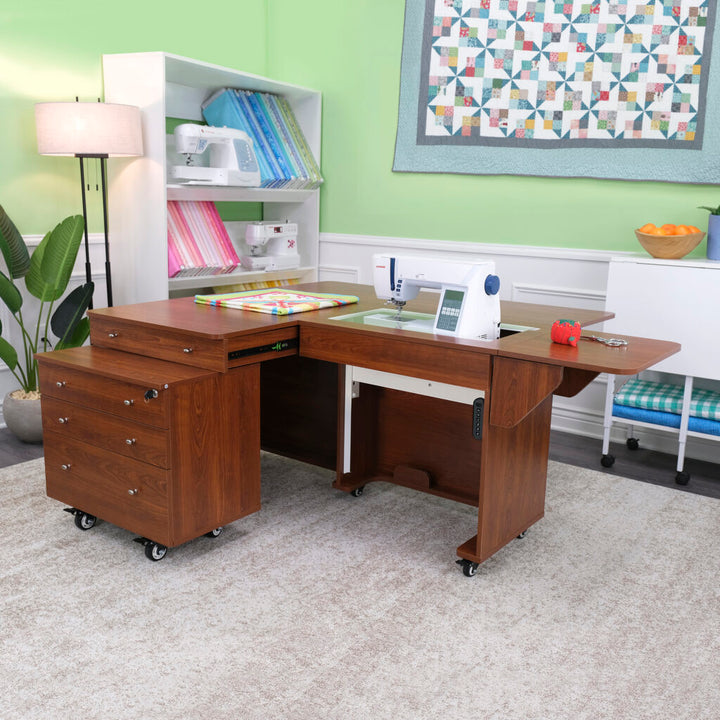 Kangaroo & Joey Dual Rail Electric Sewing Cabinet