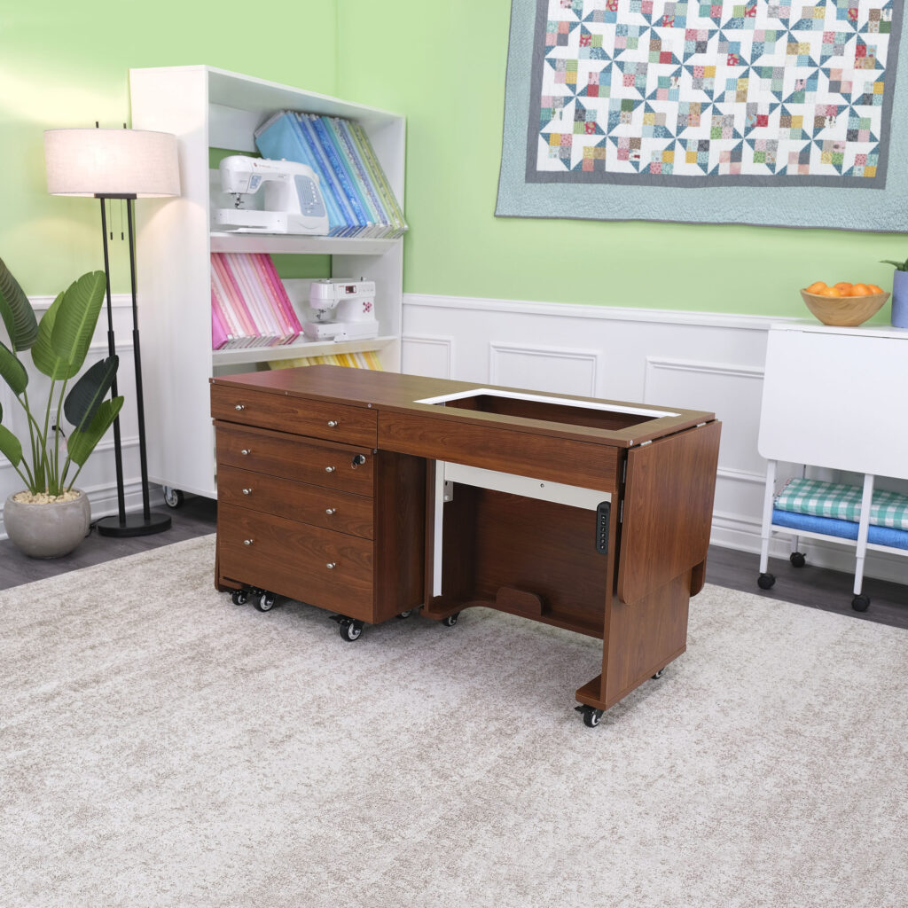 Kangaroo & Joey Dual Rail Electric Sewing Cabinet