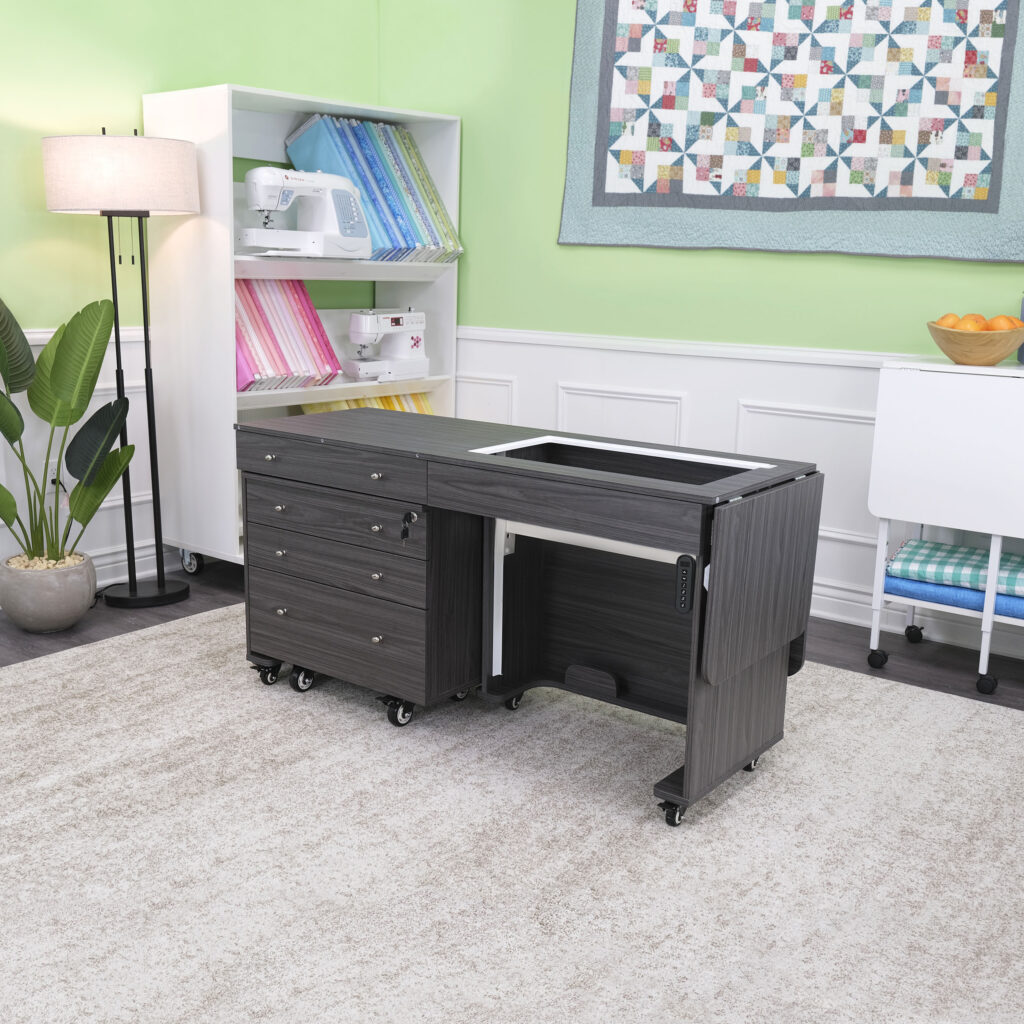 Kangaroo & Joey Dual Rail Electric Sewing Cabinet