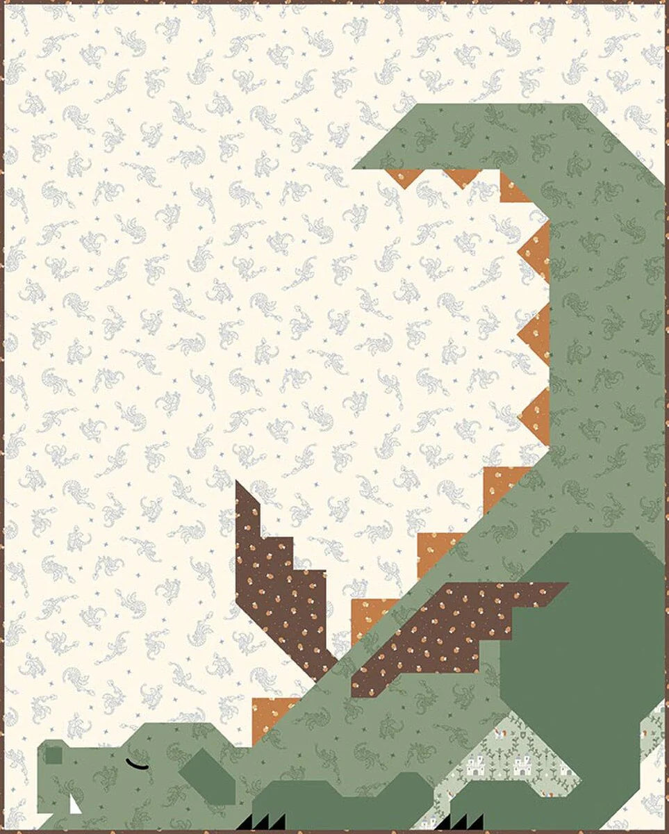 Riley Blake Fabrics - Faraway Kingdom, Dragon Dreams Boxed Quilt Kit
