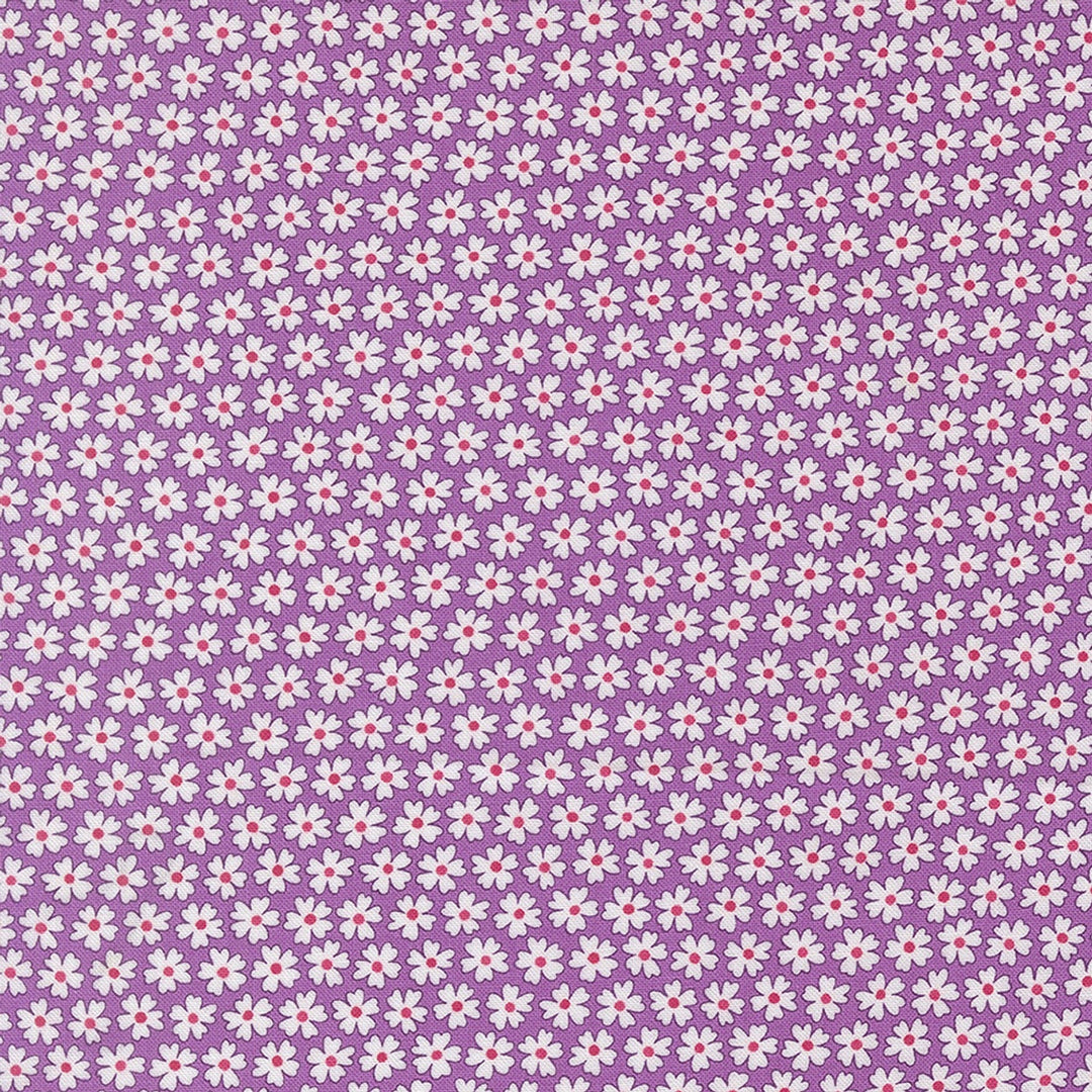 Moda Fabrics - Pick Me, Pocket of Posies, Lilac || SOLD BY THE HALF YARD
