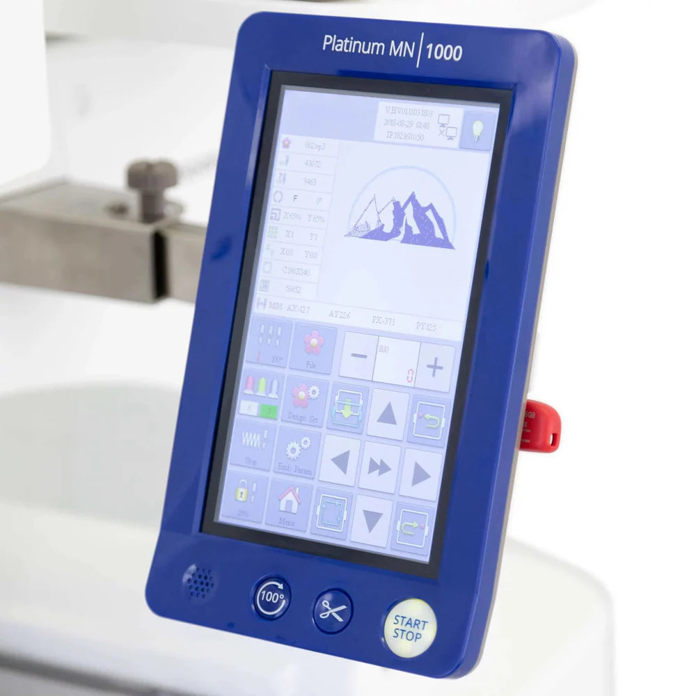 HUSQVARNA VIKING PLATINUM MN 1000 - MULTI NEEDLE EMBROIDERY MACHINE