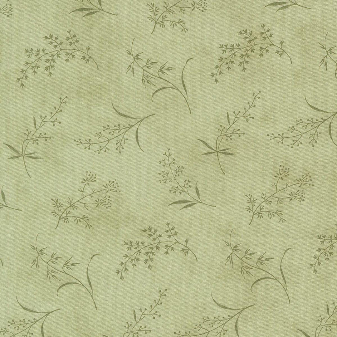 Moda Fabrics - Ambiance, Silhouettes Florals, Mist || SOLD BY THE HALF YARD